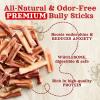 imageNatural Farm Bully Sticks OdorFree 12 Inch 5 Count 88 Oz Per Bag 100 Beef Chews GrassFed NonGMO Fully Digestible Dental Treats to Keep Your Small and Medium Dogs Busy and Happy23 Bully Sticks 1 lb