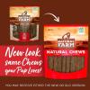 imageNatural Farm Natsticks Beef Chewy Sticks with Collagen 16Pack Made from Premium AllNatural Beef Great for Small Medium Large Dogs ProteinRich QuickChew Treats Highly DigestibleBeef 632 Pack