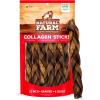 imageNatural Farm OdorFree Braided Bully Sticks 6 Inch 5 Pack  100 GrassFed Beef GrainFree Low Fat ampamp Fully Digestible Best Dental Treats  Safest Long Lasting Pizzle Chews to Keep Your Dog BusyCollagen Braids
