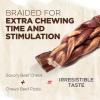 imageNatural Farm OdorFree Braided Bully Sticks 6 Inch 5 Pack  100 GrassFed Beef GrainFree Low Fat ampamp Fully Digestible Best Dental Treats  Safest Long Lasting Pizzle Chews to Keep Your Dog BusyPower Braids