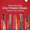imageNatural Farm Power Bully Sticks Dog Chews 23 1 Pound Bag 2in1 Power Chews Premium Beef Cheek Wrapped in Beef Pizzle Double Chewing Time Promotes Dental Health Great for Small Dogs23 Inch 16oz