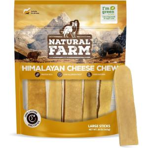 imageNatural Farm Himalayan Yak Cheese Chews ProteinRich LowAllergen LactoseFree GlutenFree 100 Natural  Large Net Wt 32 oz 907gLarge  16 Oz