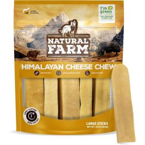 imageNatural Farm Himalayan Yak Cheese Chews ProteinRich LowAllergen LactoseFree GlutenFree 100 Natural  Large Net Wt 32 oz 907gLarge  32 Oz