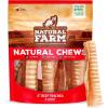 imageNatural Farm Beef Trachea 12 Inch 8 Pack 100 Beef Chews Natural Glucosamine and Chondroitin for Joint ampamp Hip Mobility Bone Strength  Low Fat Crunchy ampamp Crispy Treats for All Dogs6 6 Pack