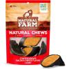 imageNatural Farm Cow Hooves 12 Pack OdorFree All Natural Sourced from FarmRaised Beef Hoof Dog Treats Great Alternative to Bully Sticks or Rawhide Dental Chew for Small Medium Large BreedsHooves bacon  cheese 4 pack