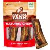 imageNatural Farm Dog Bones for Large Dogs 56 Inch 2Pack 100 Beef Bone Marrow Dog Treats High in Minerals ampamp Vitamins GrainFree LongLasting Bones Chews Supports Dental Health6 Marrow 2 Pack