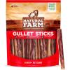 imageNatural Farm Gullet Sticks 45 Inch 25 Pack GrainFree PreservativeFree ampamp Fully Digestible Beef Esophagus  Gentle Yet Effective Fun  Best for Light Pups ampamp Senior Chewers6 50 Pack