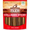 imageNatural Farm OdorFree Collagen Chews 12 Inch 3 Pack Long Lasting Bully Sticks ampamp Rawhide Alternative Dog Treats 95 Collagen Low Fat High Protein Best Dental Dog Treats  Medium ampamp Large Dogs6 20 Pack