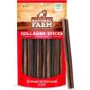imageNatural Farm Peanut Butter Flavor Collagen Sticks for Dogs 35 Inch 10 Pack LongLasting Beef Collagen Sticks Rawhide Alternative Chews with Chondroitin ampamp Glucosamine LowFat Dental TreatsPeanut flavor 12 12 Pack